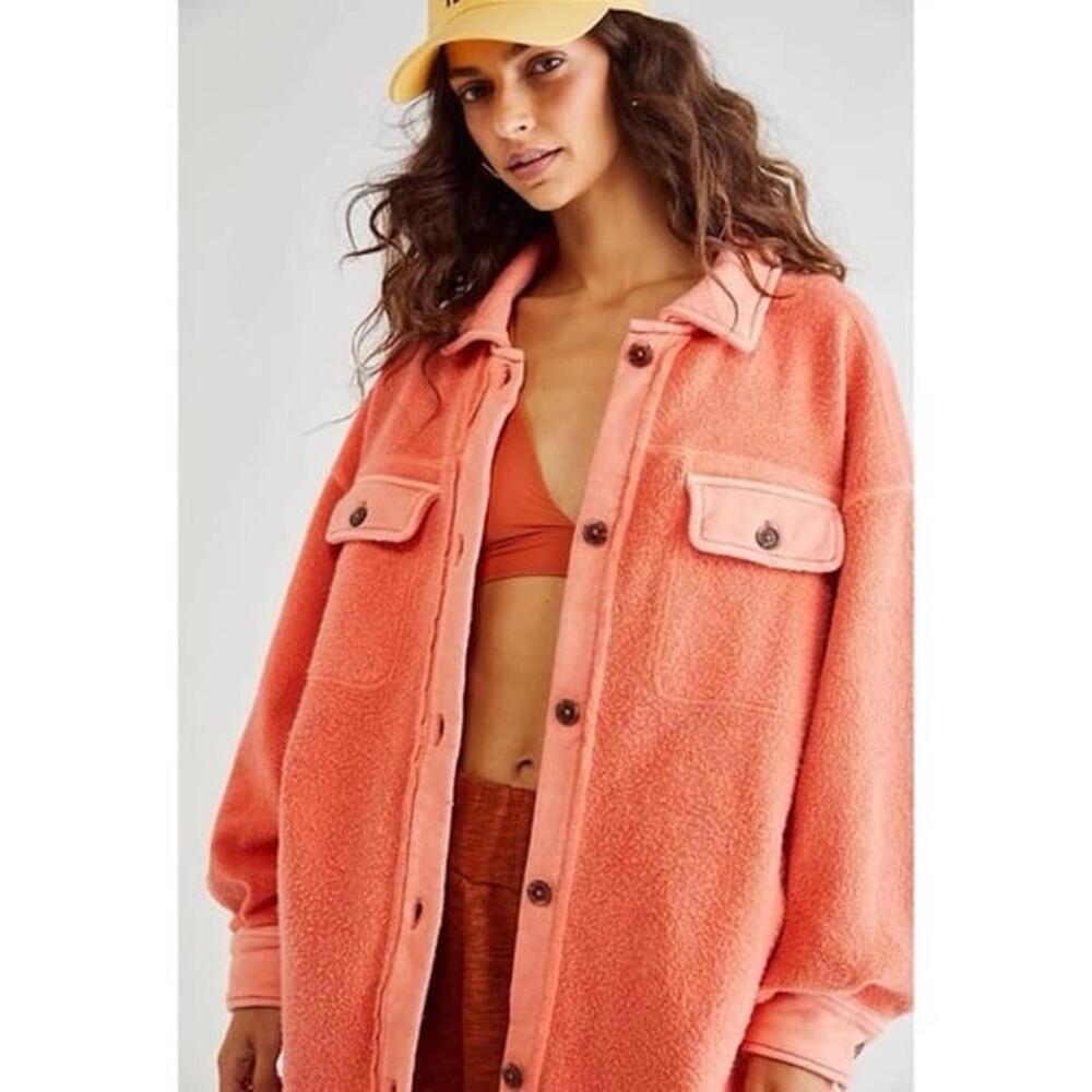 Free people Ruby jacket in the color scarlet bliss size small see description - Picture 5 of 5